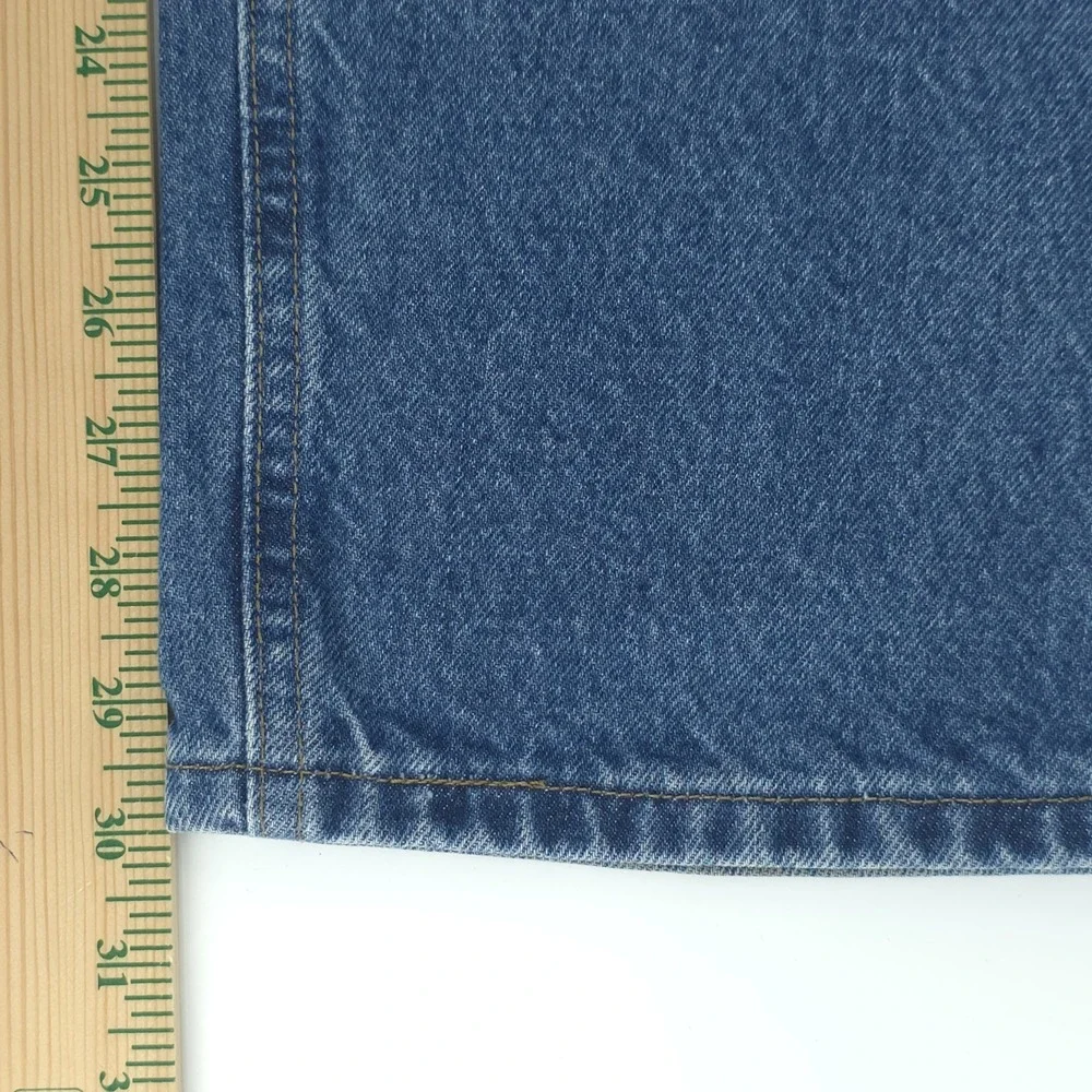 Carhartt Blue Jeans Mens 42X30 Relaxed Fit Denim Straight‎ Leg Work